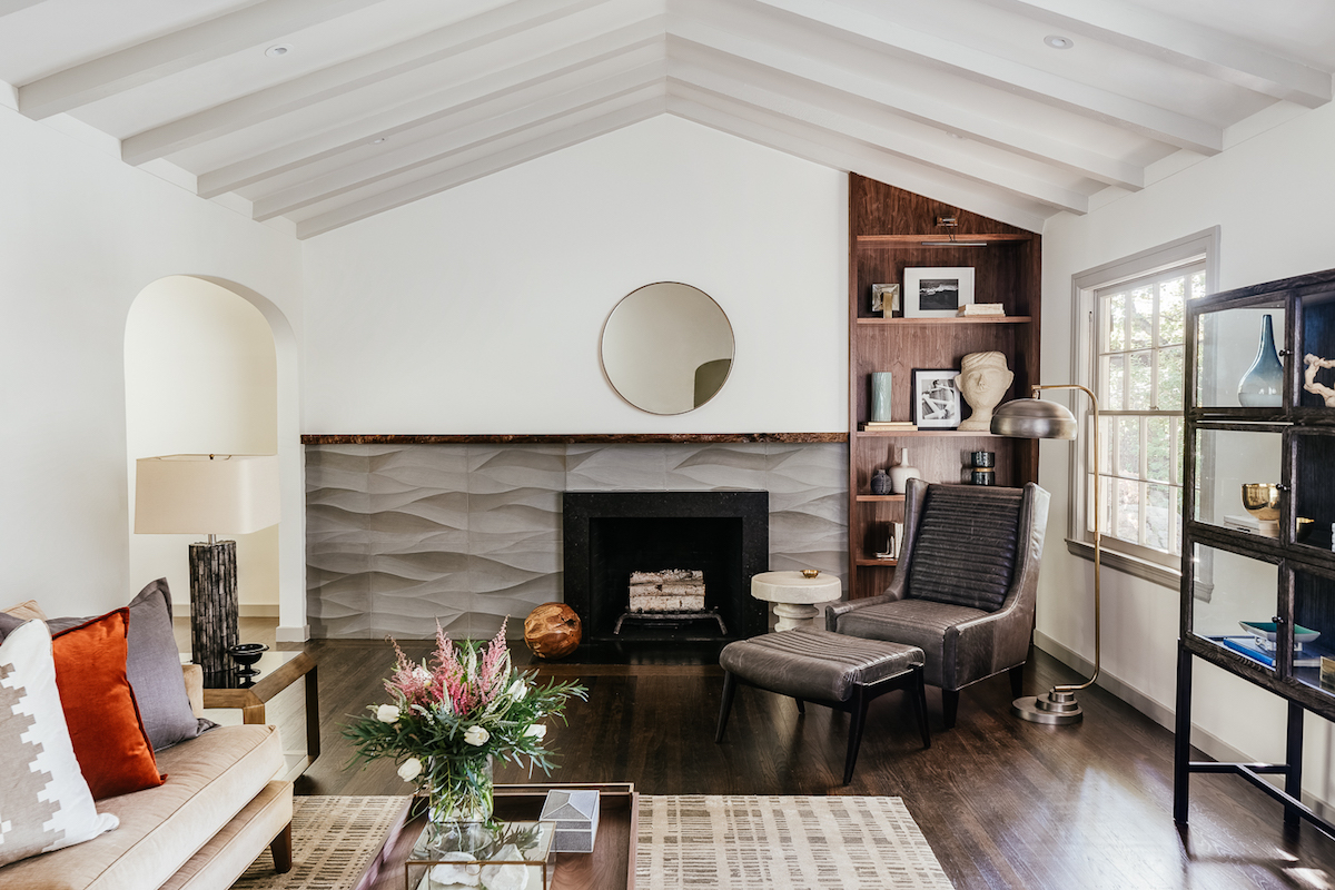 Melinda Mandell Interior Design Palo Alto Living Room, Photography by Christopher Stark