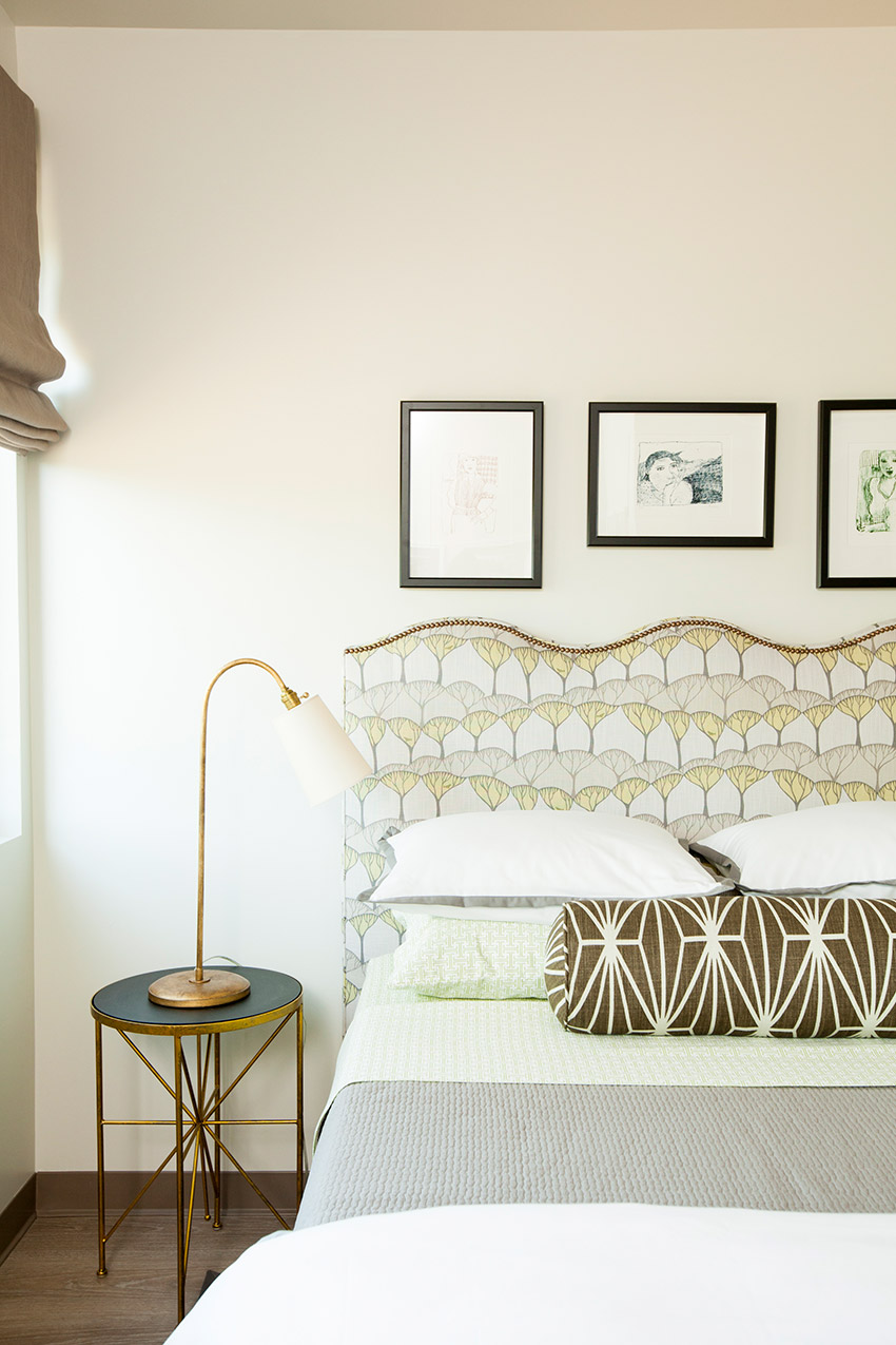 Melinda Mandell Interior Design Palo Alto Bedroom, Photography by Michelle Drewes
