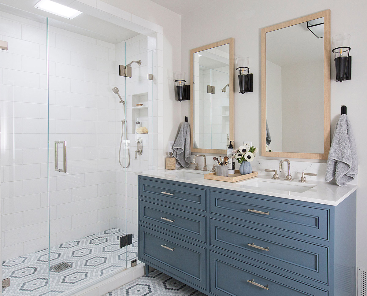 Melinda Mandell Interior Design Palo Alto Bathroom, Photography by Michelle Drewes