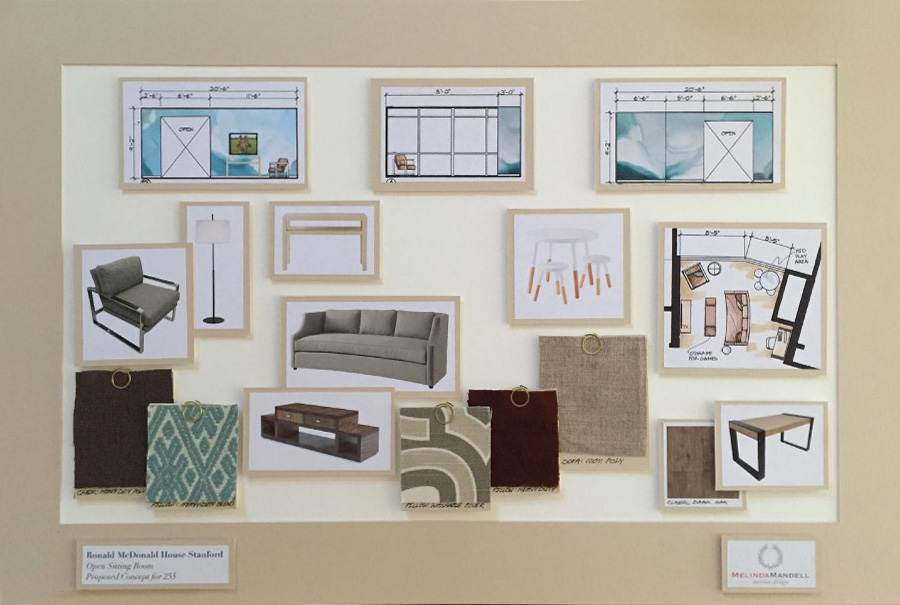 Melinda Mandell Interior Design Palo Alto Mood Board